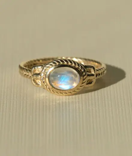 Ancient Heirloom Ring - Moonstone