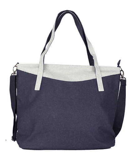 Denim Large Shoulder Bag