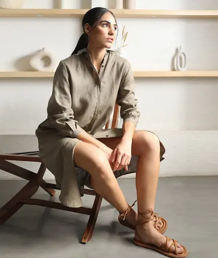 Essential Shirt Dress - Linen