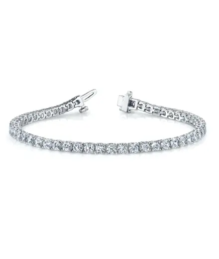 14K CERTIFIED CLASSIC DIAMOND TENNIS BRACELET (10 CT. TW.)